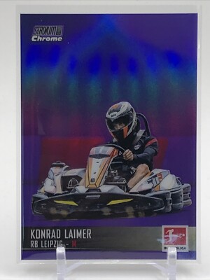 2021-22 Topps Stadium Club KONRAD LAIMER Purple Refractor #’d /299 RB Leipzig