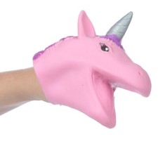 Pink Unicorn Hand Puppet. Fun Children’s Unicorn Gifts For Christmas, Birthday