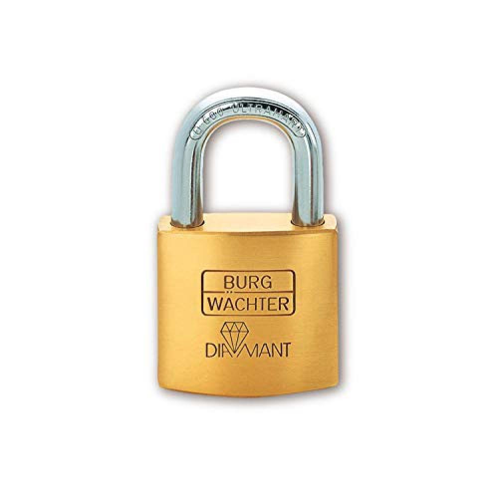 (TG. Spessore arco 9 mm) Burg-Wächter D Lucchetto, Diamant 600 50, 2 Chiavi Inc