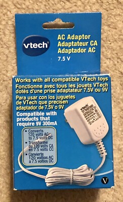 Vtech AC Adaptor 7.5 V Volt Plug Toy Power Supply V-Tech Adapter In Box 50803877002 | eBay