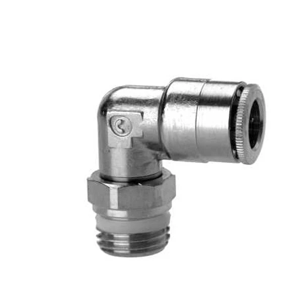 CAMOZZI METAL 6mm Push in Elbow to 1/8 Thread Pneumatic Fitting 90 degree Brass