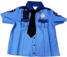 Police Officer Kids Costume Medium New Halloween Dress Up Cosplay Hyde Eek