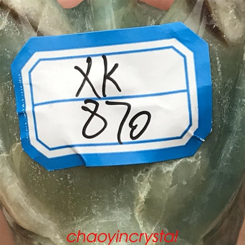 0.44LB Natural Amazonite Dragon Skull Quartz Crystal Carved Decor XK870-05-A - Picture 12 of 12