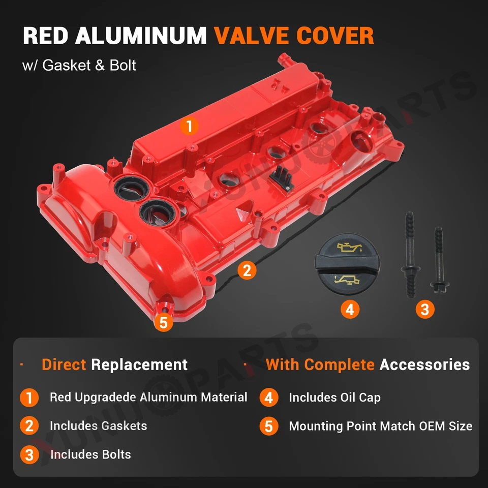 Aluminum Valve Cover for 2013-2018 Ford Focus 2.0L 2016-18 Ford Focus 2.3L Turbo — 第 4/4 张图片