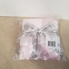 Little Giraffe Chenille Blanky   Baby Blanket 14  x 14  Pink