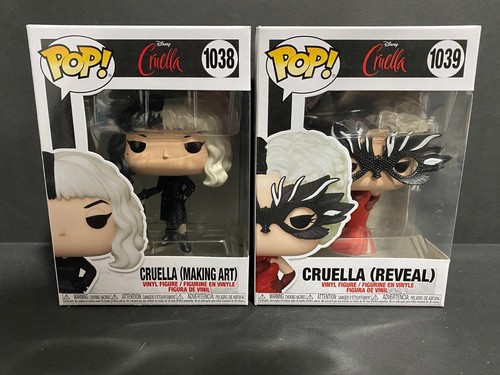 FUNKO POP! Disney Cruella - Cruella (Marking Art) #1038 & Cruella (Reveal) #1039 - 第 1/6 張圖片