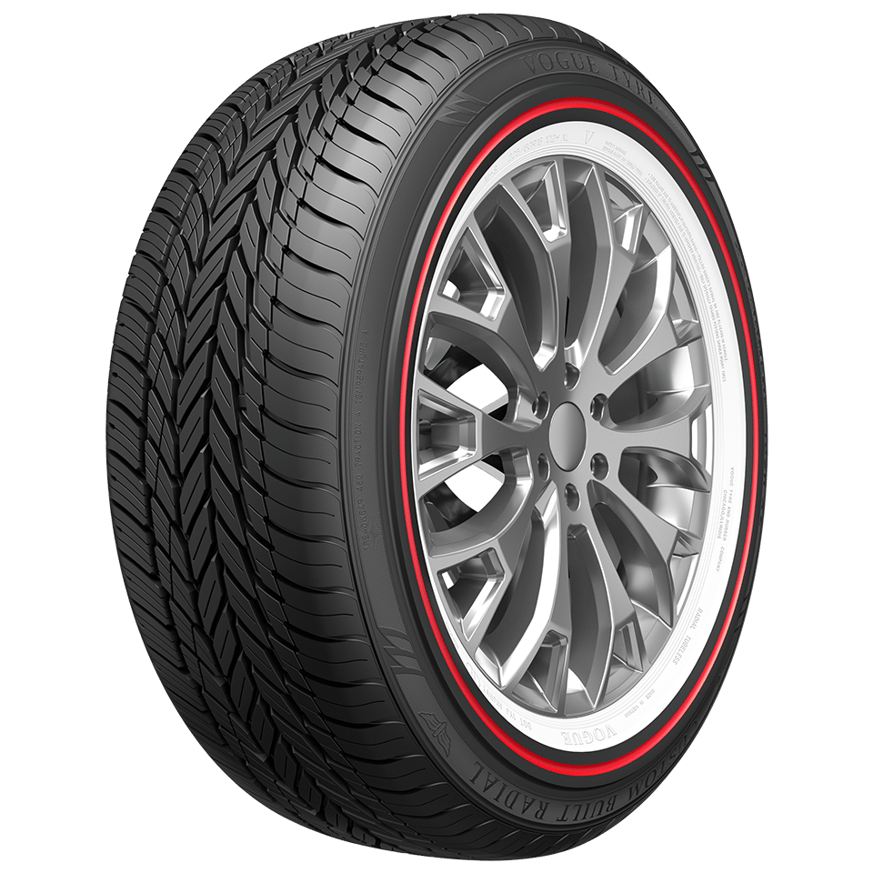 245/45R19 Vogue Tyre CUSTOM BUILT RADIAL RED STRIPE RED/WHITE 102V 