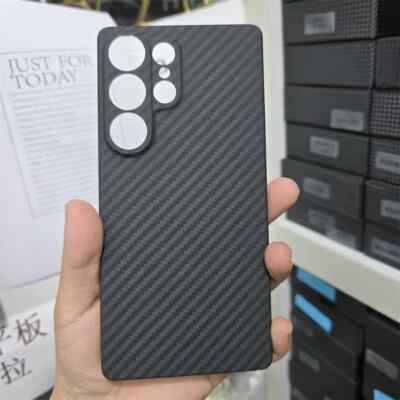 Genuine Carbon Fiber Aramid Slim Case For Samsung Galaxy S25 Ultra Hard Cover US