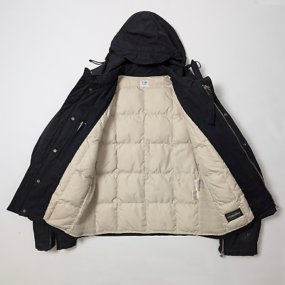 CP Company Vintage Black Bomber Hooded Piuma D'oca Down CP Company Vintage Black Bomber Hooded Piuma D'oca Down