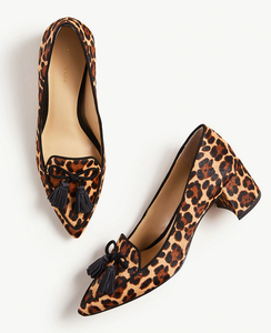 ann taylor leopard heels