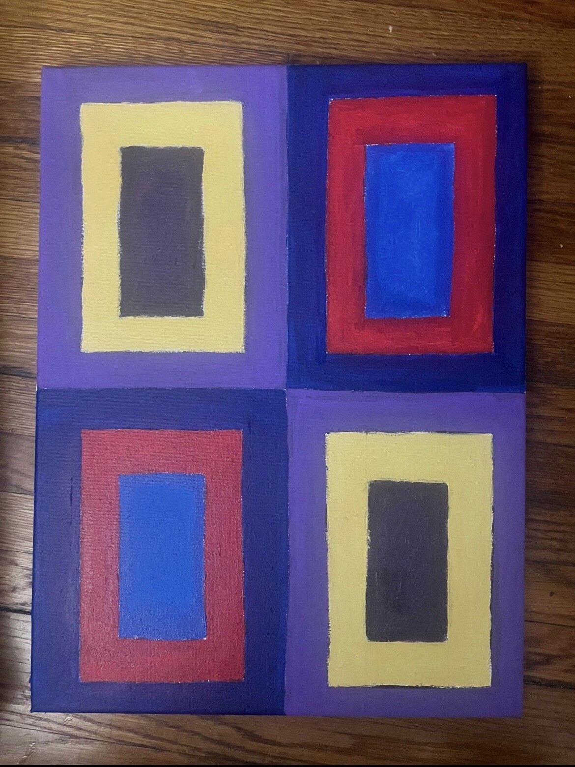 Rectangular Paint Rectangle Painting | eBay