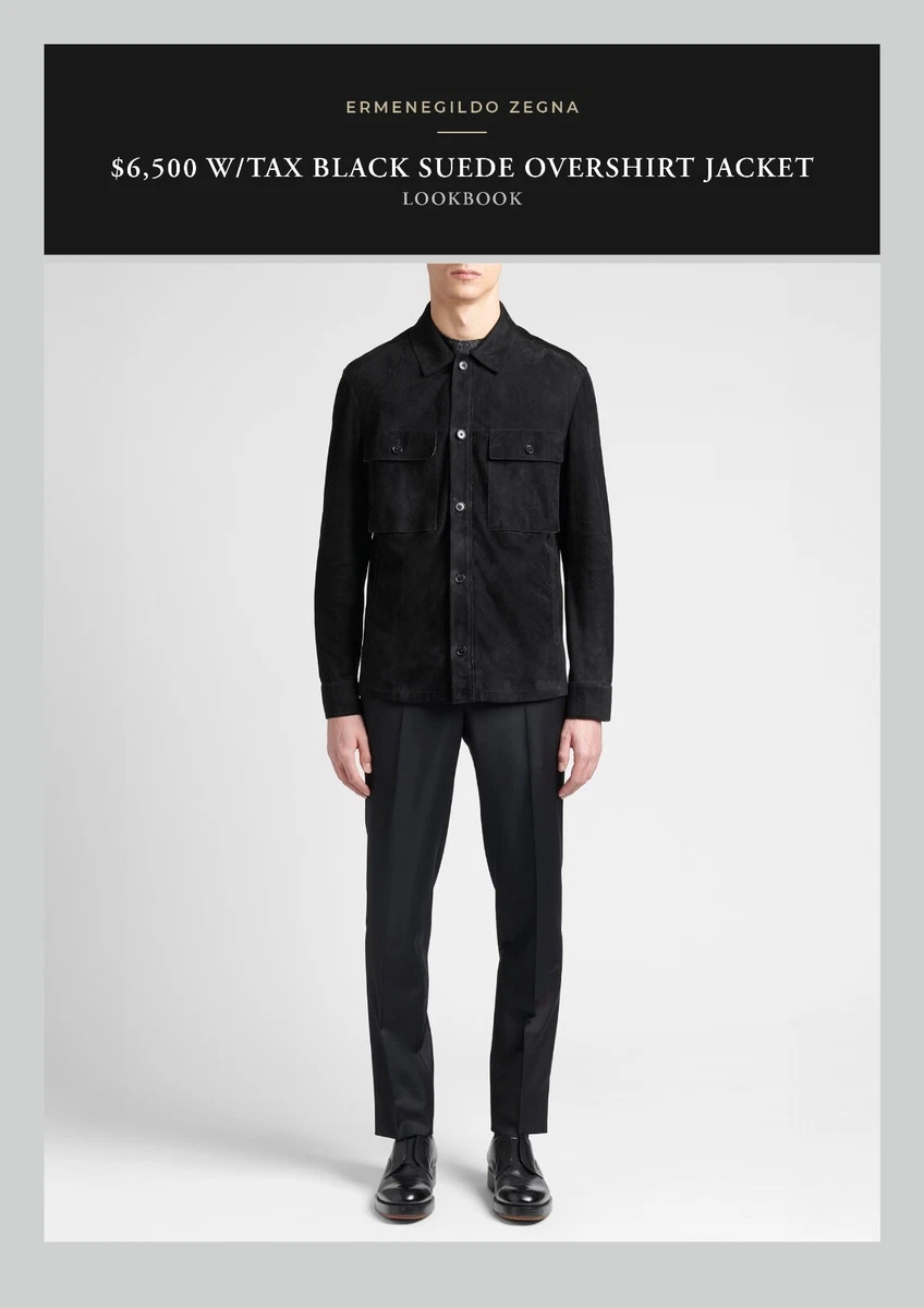 Ermenegildo Zegna Coats, Jackets & Vests for Suede Outer Shell Men