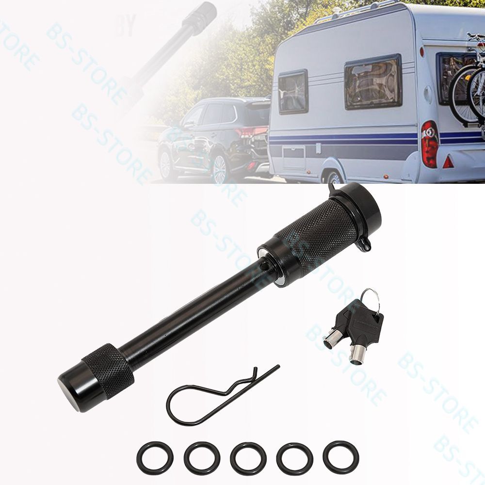 Hitch Pin Lock With 2 Keys And Cover Truck Trailer Receiver
