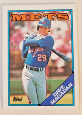 Dave Magadan 1988 Topps Blank Back NY Mets A1