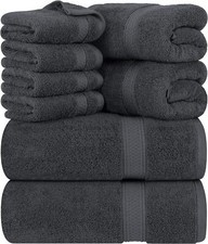 Utopia Towels Towel Set, 2 Bath Towels, 2 Hand Towels, and 4 Washcloths, 600 GSM