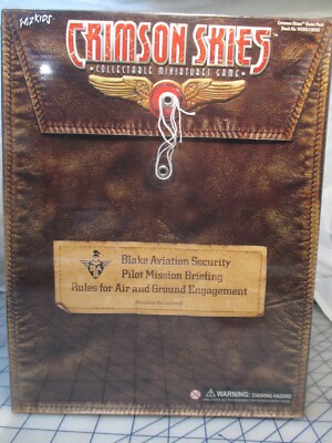 Crimson Skies Rules Pack Starter Set Collectable Miniatures Game Wizkids New