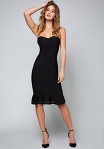 bebe bustier bandage dress