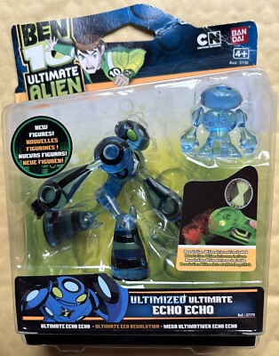 【未開封】BEN10 フィギュア　ECHO ECHO BEN 10 TEN ULTIMIZED ULTIMATE ECHO ECHO ALIEN ACTION FIGURE