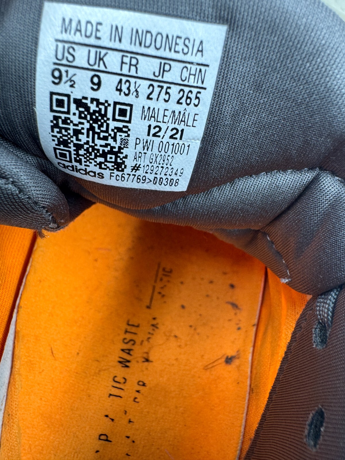 Adidas Supernova+ Sneakers Men's Size 9.5 Gray Lace Up Athletic  Shoes GX2952 thumbnail 10