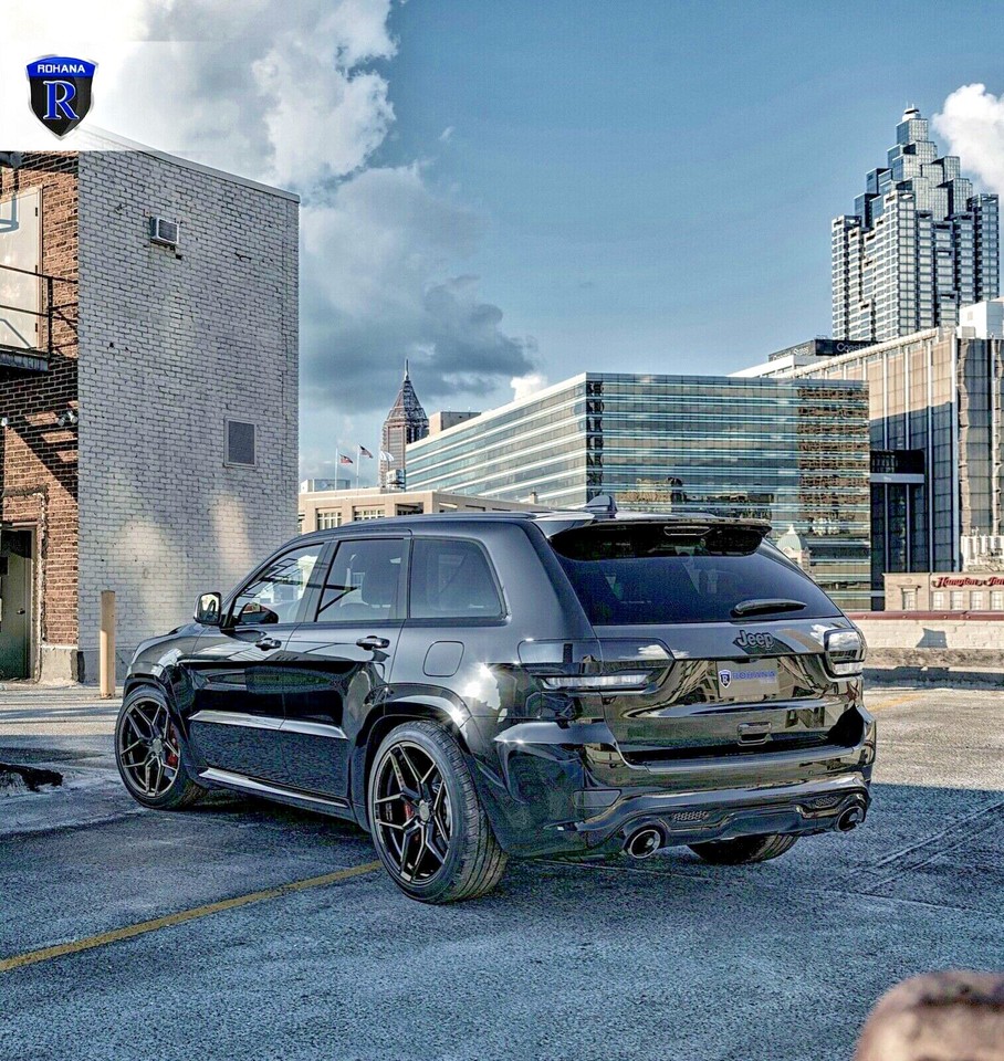 22” ROHANA RFX11 BLACK WHEELS RIMS FOR DODGE DURANGO HELLCAT 22X10.5 ET ...