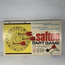 Saftee Dart Game 1972 Vintage Cadaco Safety Children Safe USA in Box