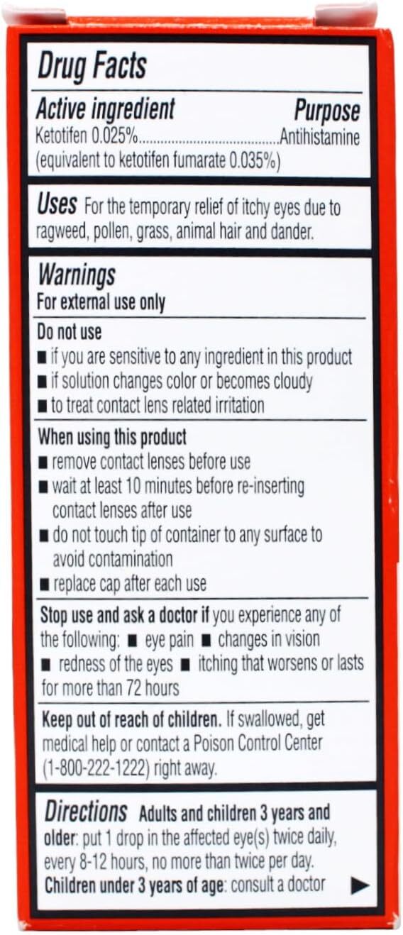 Rugby Eye Itch Relief Antihistamine Eye Drops 0.17 Fl Oz eBay