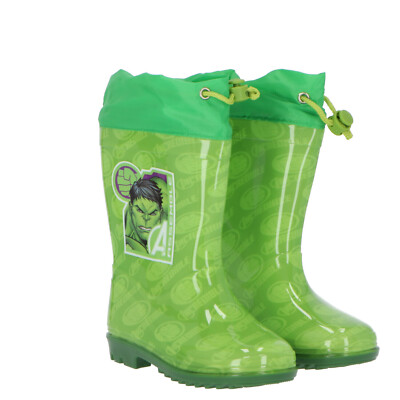 Marvel Avengers HULK Kinder Jugend Stiefel Gummistiefel Regenstiefel 26-34