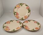 <!--F#f_0-->Set of 3 Franciscan Desert Rose Salad Plates - USA - Square Backstamp<!--F/-->