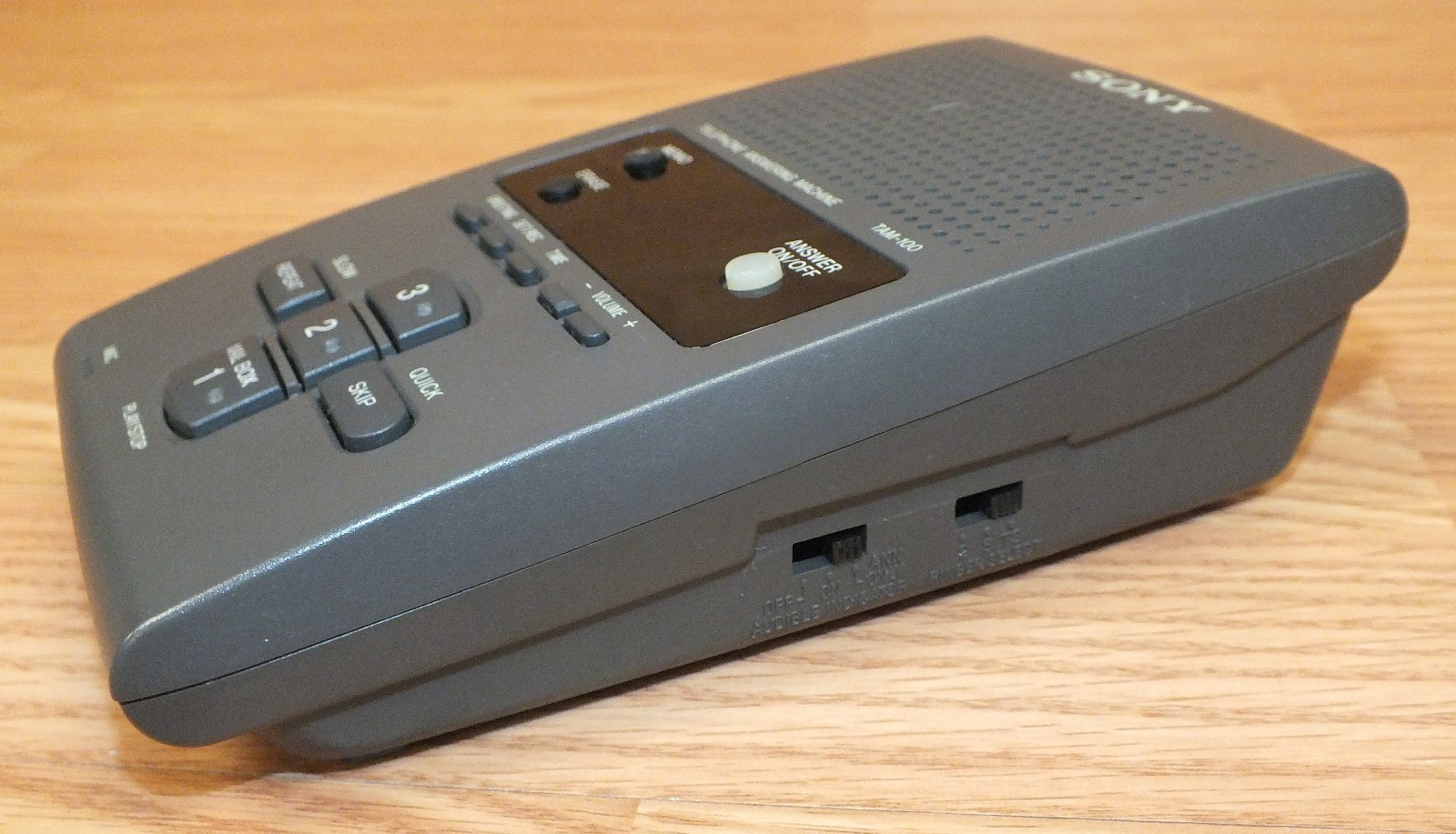 Genuine Sony (TAM100) 3 Mailbox Telephone Answering Machine Only