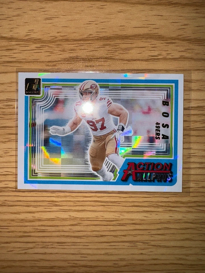 2023 Donruss Nick Bosa Action All Pros #AAP-7 San Francisco 49ers - Image 3 of 4