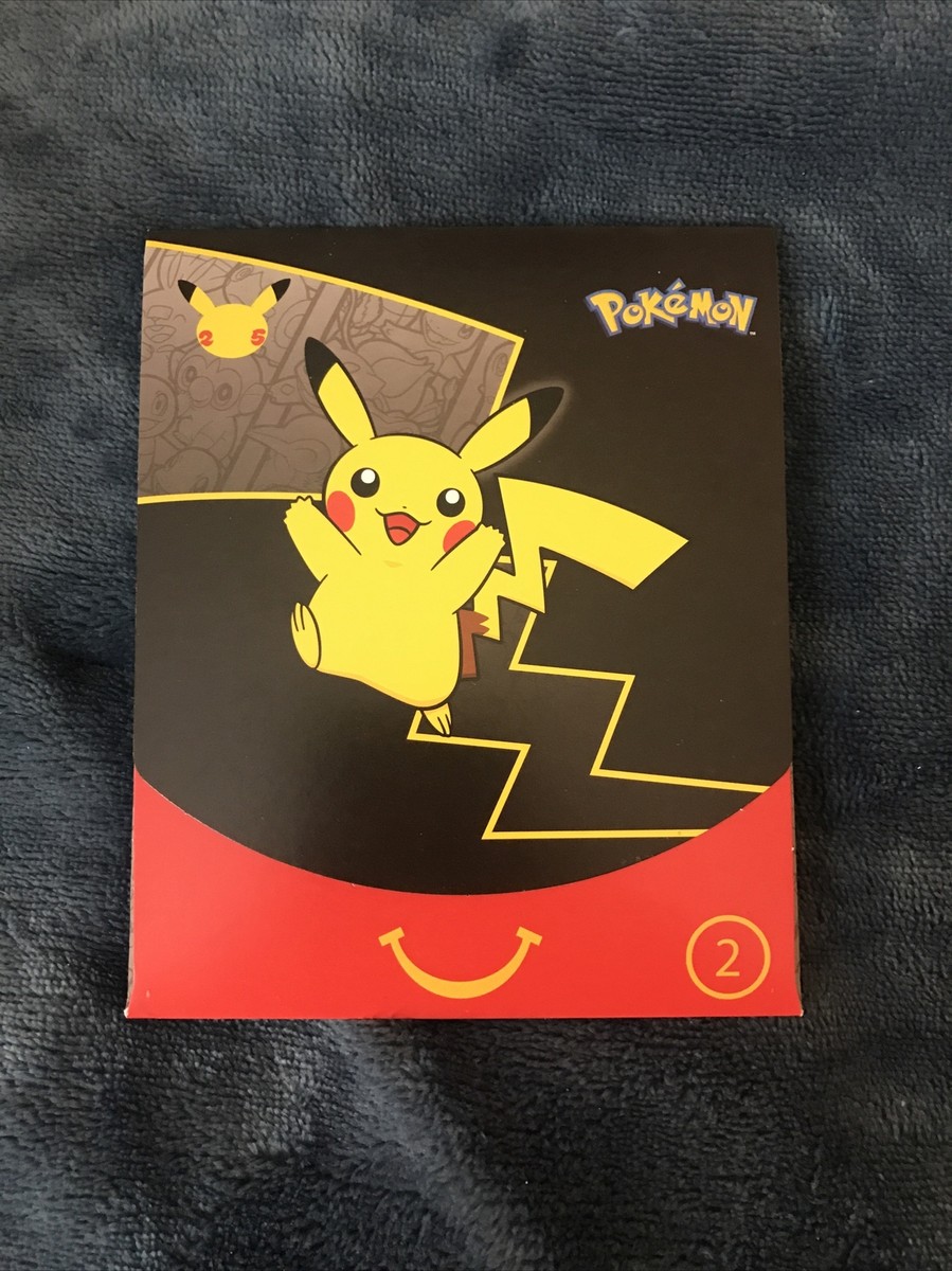 McDonald’s Pokémon Promo Card Pack 20set McDonalds Pokemon 25th Anniversary Cards Happy Meal Promo