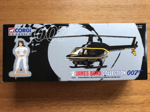 Helicoptere corgi junior james bond 007 stromberg l'espion qui m'aimait vintage , ancien jouet collection matchbox , majorette - Collection