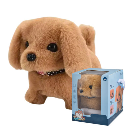 Milow Robot Puppy Walking Toy Dog Robot Puppy Interactive Plush Robot Dog Toys