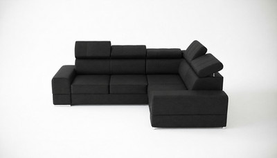 Ecksofa Couch Sofas Textil Bett Funktion Design L Form Modern Luxus Couchen Neu
