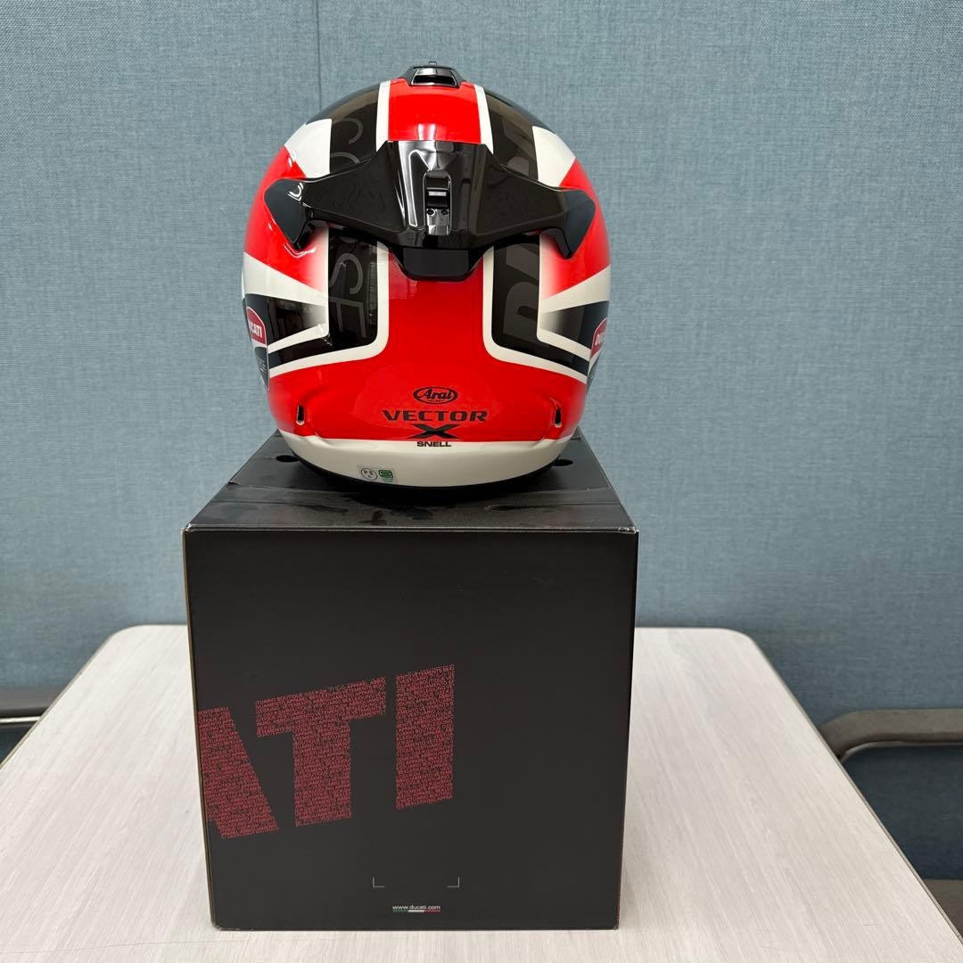 Arai Vector-X Ducati Corse SBK 4 Full Face Helmet Size L 59-60cm