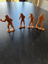 1960's Marx Sears Heritage Playset Battle Of The Alamo 4 Cowboy Miner Soldiers