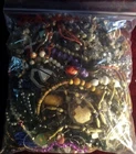 Vintage Multicolor Metal Costume Jewelry Mixed Lot - Earrings, 5-10lb Bag