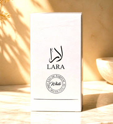 LARA White Eau de Parfum EDP Natural Spray Fragrance Regular Size 3.4 fl oz