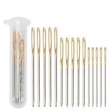 1.05-2.0mm Big Eye Blunt Needles Wool Thick Hand Knitter for Yarn Sewing Darning