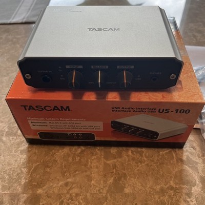 Tascam USB Audio Interface US-100 For Guitar Recording
