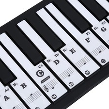 Transparent Removable Piano Key Board Sticker For 61/88 Key Electronic Pianos