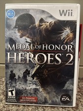 Medal of Honor: Heroes 2 (Nintendo Wii, 2007) Tested.