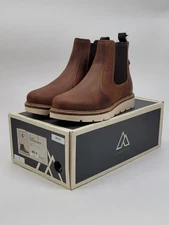 Alpine Design Womens Blaze Chelsea Boots Brown/Tan Color Leather AD23WCW007-TAN