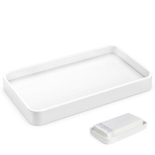 10" Bathroom Countertop and Vanity Tray - Kitchen Tray for Soap Bottles - Cer...