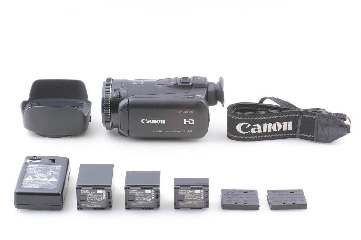 MINT w/Hood] Canon iVIS HF G20 Camcorder Digital Video