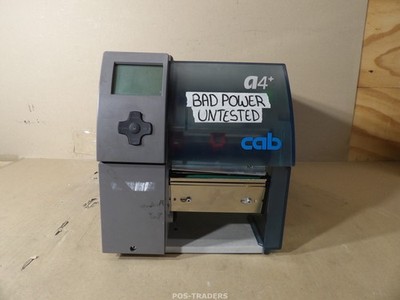 CAB A4+/300 5954501 Thermal Barcode Label Printer LAN USB - BAD POWER / UNTESTED