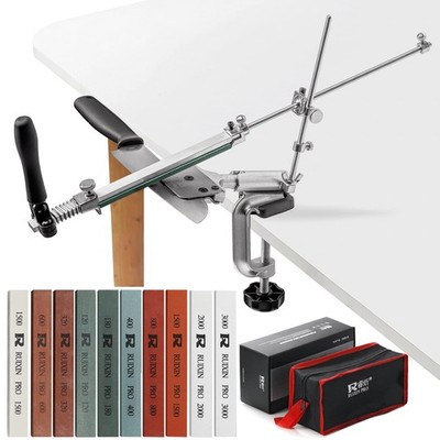 Upgraded RUIXIN PRO RX-008 Professional Knife Sharpener with 10 Whetstones