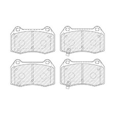 Satz Bremsbeläge Bremsklötze vorne für Nissan 350Z Z33 Skyline R32 | 660361