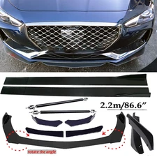 For Genesis G70 G80 G90 Front Bumper Lip Spoiler Splitter Car Body Rear
