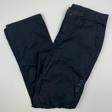 Viktos Pants Womens 4 Khaktical Tactical Belted Black Khakis Straight Leg